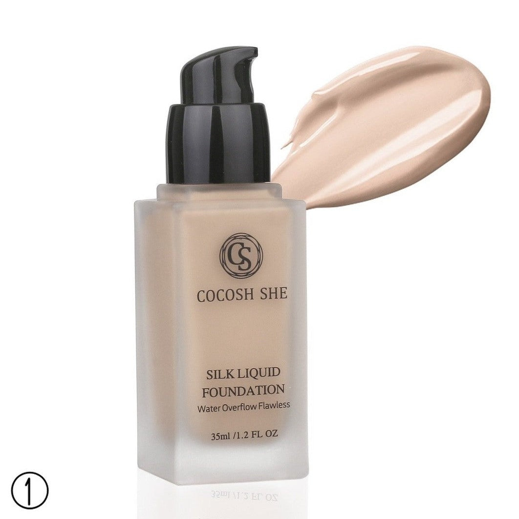 Silk Liquid Su Geçirmez Fondöten 01 Porselen